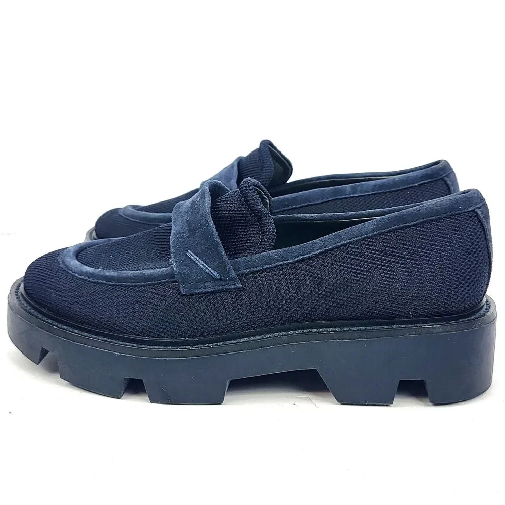 Franco Sarto Ream Women's Shoes Platform Size 5.5 M Navy Blue